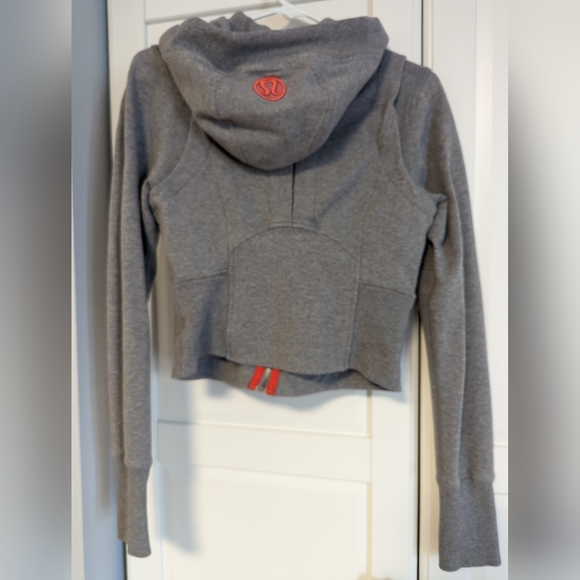 Lululemon Cropped Journey Jacket - Light Grey - Size 6 - Picture 2 of 6